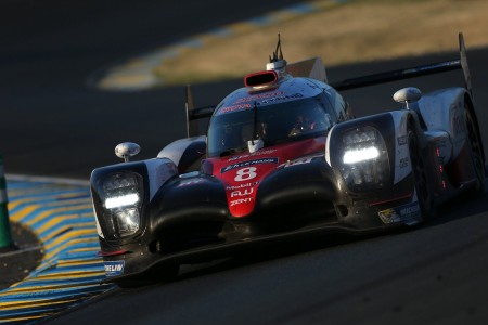 La Toyota N°8 (Buemi/Davidson/Nakajima) aux 24H du Mans
