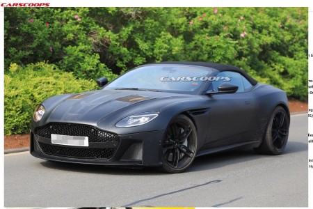 Aston Martin DBS Superleggera (2018) : la version Volante aperçue