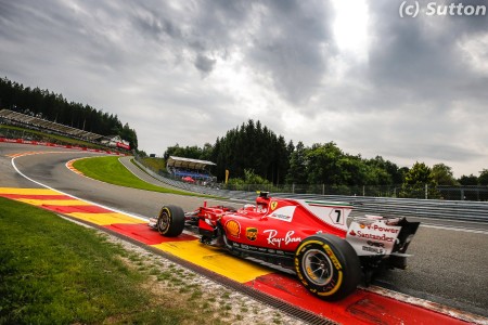 Kimi Räikkönen (Ferrari) à Spa