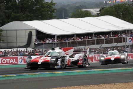 La Toyota N°7 (Conway/Kobayashi/Lopez) aux 24 Heures du Mans
