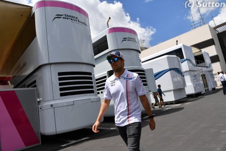 Sergio Pérez (Force India) au Paul Ricard