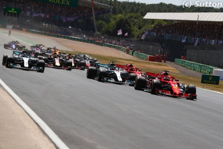 Le départ à Silverstone