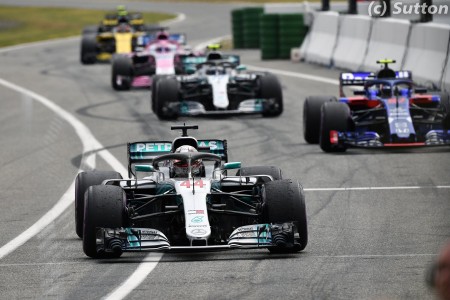Lewis Hamilton (Mercedes) à Hockenheim