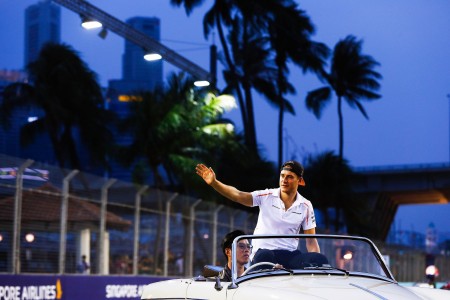 Stoffel Vandoorne (McLaren) à Marina Bay