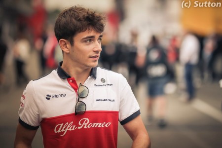 Charles Leclerc (Sauber) à Hockenheim