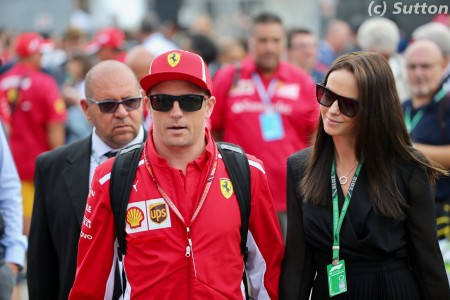 Kimi Räikkönen (Ferrari) à Monza