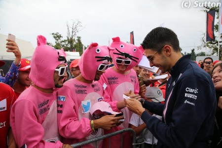 Esteban Ocon (Force India) à Monza