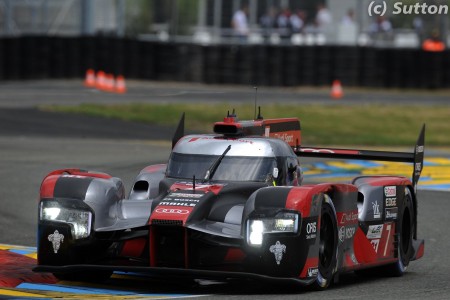 L'Audi N°7 (Fassler/Lotterer/Tréluyer) aux 24 Heures du Mans 2016