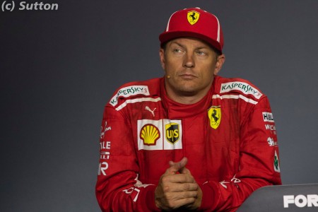 Kimi Räikkönen (Ferrari) à Monza