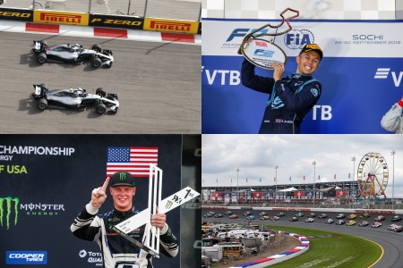 Lewis Hamilton et Valtteri Bottas, Alexander Albon, Johan Kristoffersson et la course de Charlotte