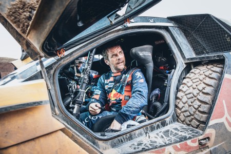 Sébastien Loeb (Peugeot) sur la troisième étape du Dakar entre San Miguel de Tucuman et San Salvador de Jujuy