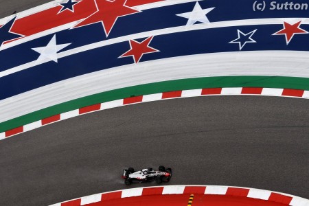 Romain Grosjean (Haas) à Austin