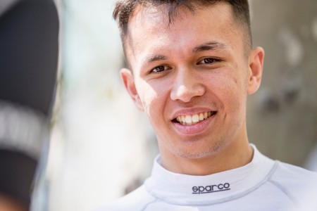 Alexander Albon (DAMS) à Bakou