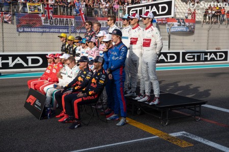 Les pilotes de la saison 2018 à Yas Marina