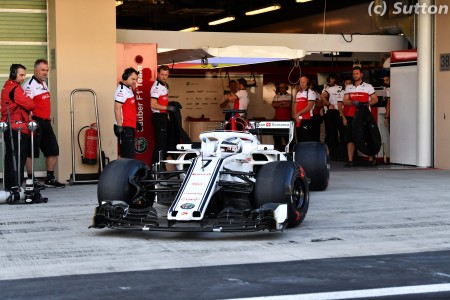 Kimi Räikkönen (Sauber) à Yas Marina