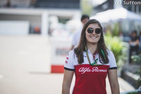 Tatiana Calderón (Sauber) à Mexico