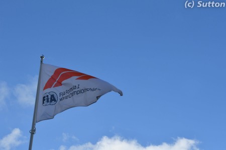 Le drapeau de la F1 à Sotchi
