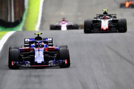Pierre Gasly (Toro Rosso) à Interlagos