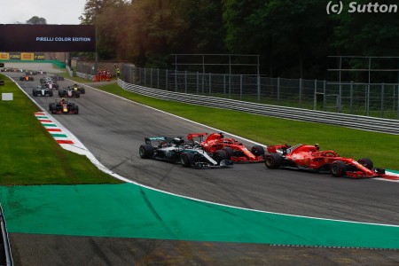 Kimi Räikkönen (Ferrari) à Monza