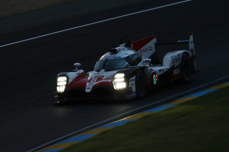 La Toyota N°8 (Alonso/Buemi/Nakajima) aux 24 Heures du Mans