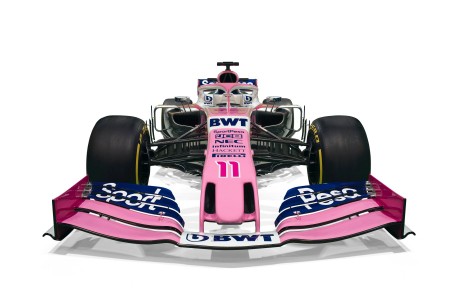 Les couleurs de Racing Point pour la saison 2019 de F1
