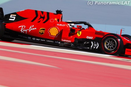 Sebastian Vettel (Ferrari) à Sakhir