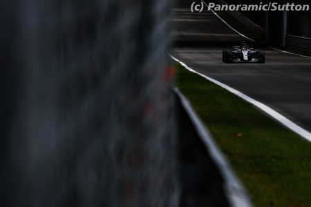 Lewis Hamilton (Mercedes) à Monza