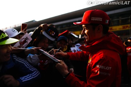 Charles Leclerc (Ferrari) à Shanghaï