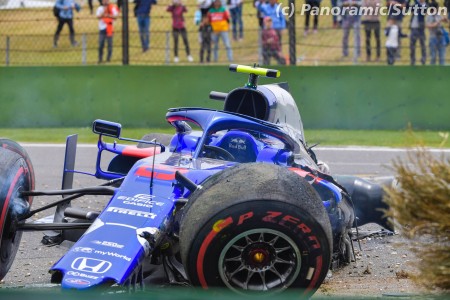 La monoplace d'Alexander Albon (Toro Rosso) à Shanghaï