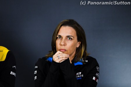Claire Williams (Williams) à Bakou