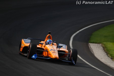 Fernando Alonso (McLaren) à Indianapolis