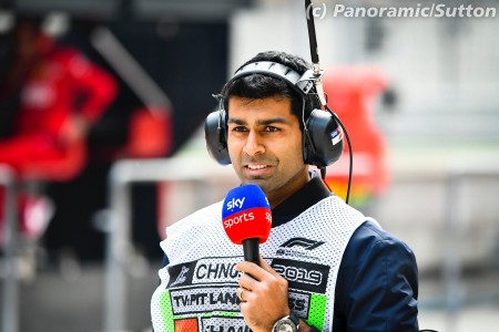 Karun Chandhok (Sky Sports F1) à Shanghaï