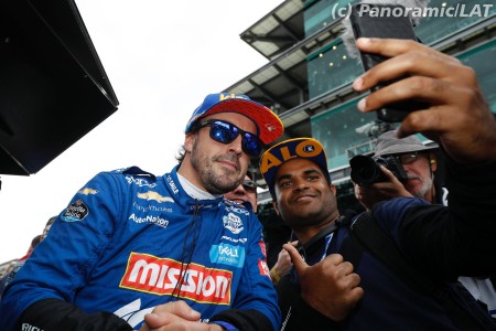 Fernando Alonso (McLaren) à Indianapolis