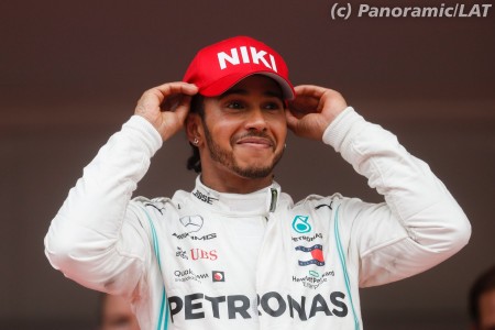 Lewis Hamilton (Mercedes) à Monaco