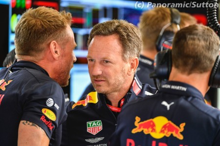 Christian Horner (Red Bull) à Spa