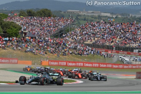 Lewis Hamilton (Mercedes) à Barcelone