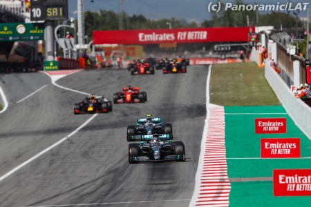 Lewis Hamilton (Mercedes) à Barcelone