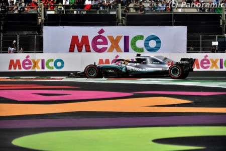 Lewis Hamilton (Mercedes) à Mexico