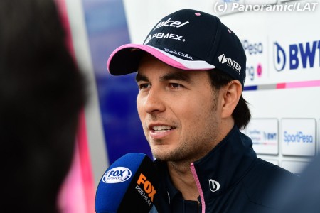 Sergio Pérez (Racing Point) à Spa