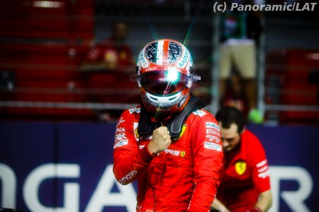 Charles Leclerc (Ferrari) à Marina Bay