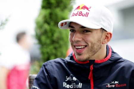 Pierre Gasly (Toro Rosso) à Sotchi