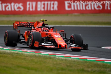 Charles Leclerc (Ferrari) à Suzuka