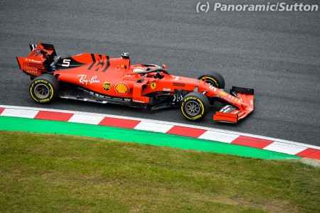 Sebastian Vettel (Ferrari) à Suzuka