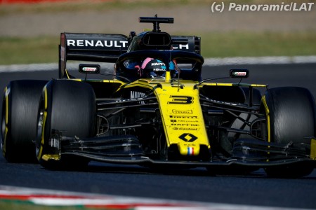 Daniel Ricciardo (Renault) à Suzuka