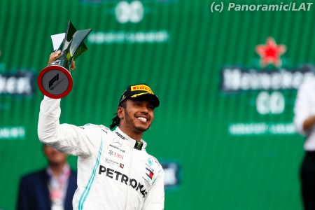 Lewis Hamilton (Mercedes) à Mexico