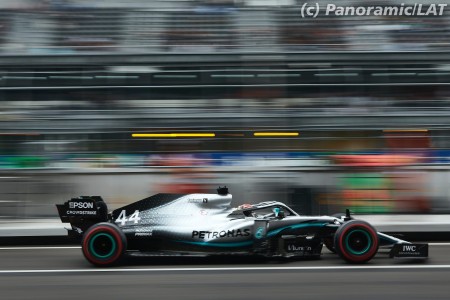 Lewis Hamilton (Mercedes) à Mexico