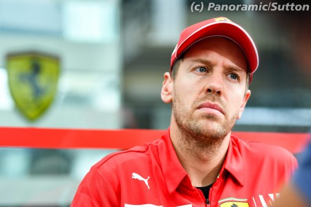 Sebastian Vettel (Ferrari) à Interlagos