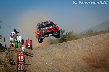 Sébastien Ogier (Citroën) au Rallye de Turquie