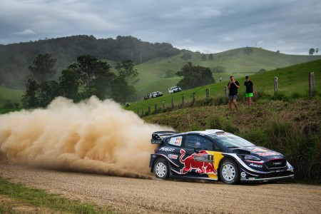 Sébastien Ogier (Ford M-Sport) au Rallye d'Australie 2018
