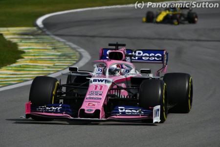 Sergio Pérez (Racing Point) à Interlagos